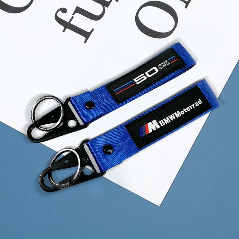 MWPF4 Car Motorcycle Keychain Anti-loss Keyring Key Accessories For BMW M E46 E90 E60 F30 F10 E39 F20 E36 E87 M3 M5 X1 X3 X5 X6 X7