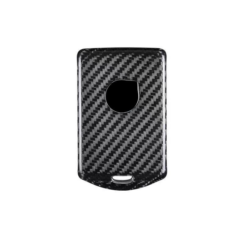 Carbon Fiber Car Key Case Shell Fob Cover  Styling Accessories Fit For Volvo S60 S90 V60 V90 Xc60 Xc90