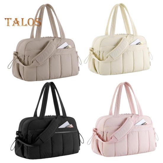 Travel Bag with Large Waterproof PVC Pocket for Wet And Dry Separation Storage Gym Bag with Handle And Shoulder Strap 5 Exterior Pockets Carry-on Bag