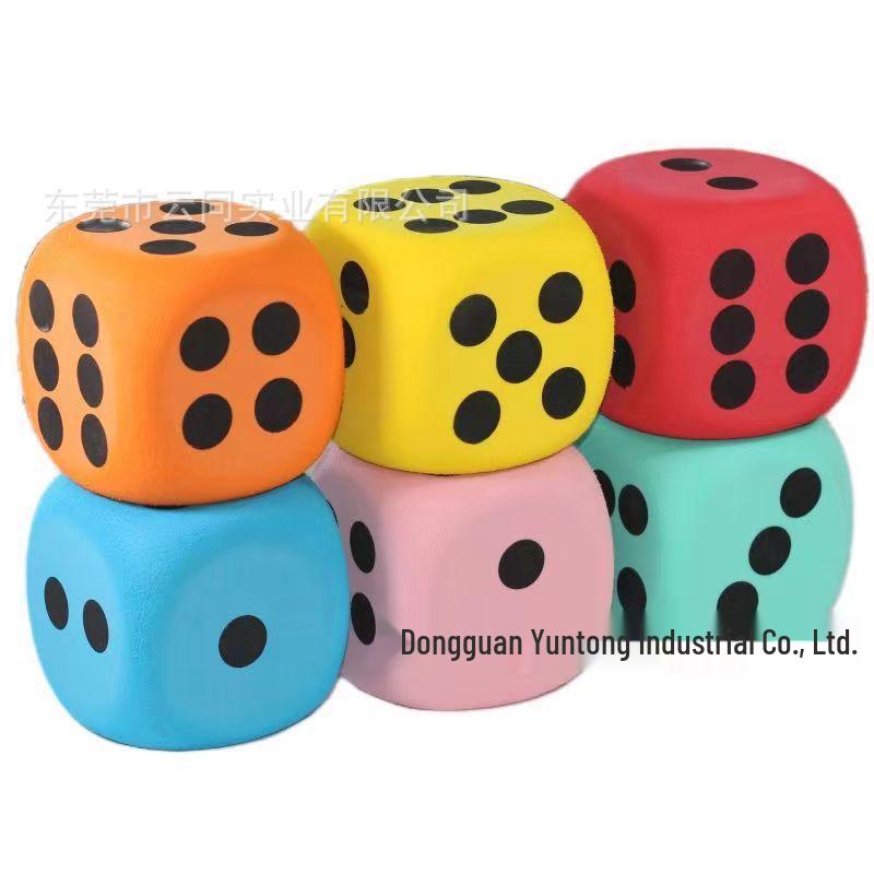 EVA Colorful Six-Sided DIY Foam Dice with Rounded Corners