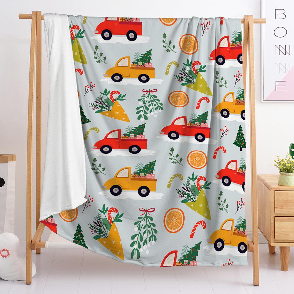 3D Digital Printed Christmas Blanket Flannel Blanket Fur Blanket Spring And Autumn