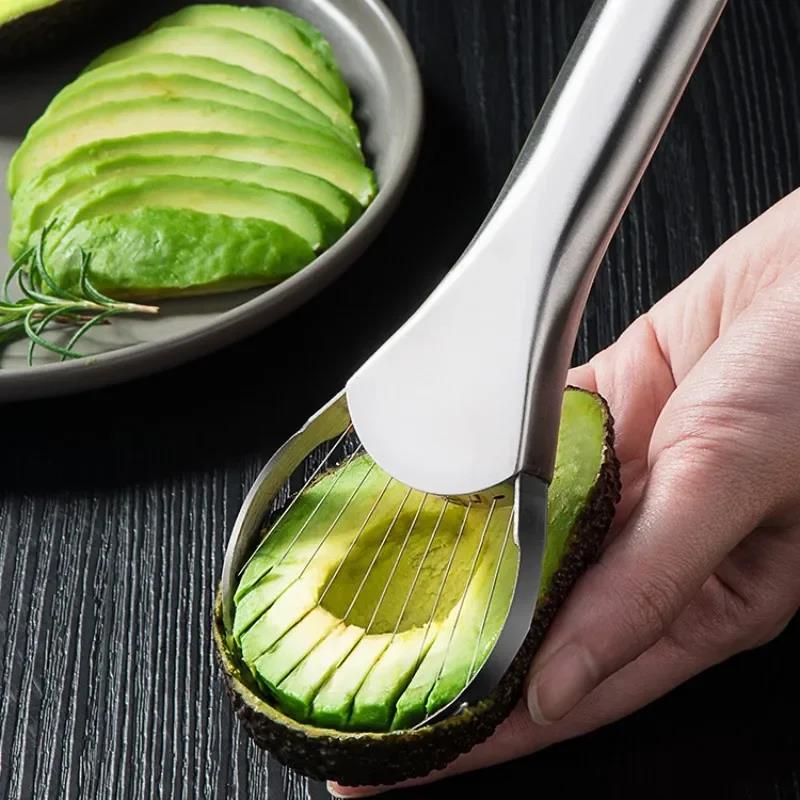 Avocado Gadget Stainless Steel Cutter Kitchen Gadgets Fruit Cutting Artifact All for Kitchen and Home Dragon Fruit Slices 4
