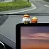 Creative Car Navigation Screen Rear Mirror Cute Chick Straw Pile Supplies Accessories Car Center Console Ornament Decoration