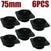 1/2/4/6X 75mm/3" Warm Diesel Heater Conditioner Ducting Duct Air Vent Outlet with Fan Black For Webasto Car Truck Camper VAN