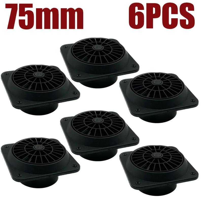 1/2/4/6X 75mm/3" Warm Diesel Heater Conditioner Ducting Duct Air Vent Outlet with Fan Black For Webasto Car Truck Camper VAN