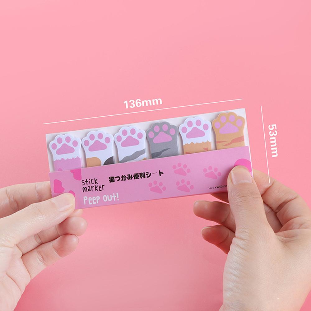 1 sztuka Kawaii Artykuły Papiernicze Kreskówkowe Zwierzęta Notatnik Zakładki Flagi Zakładki Indeksowe Karteczki Samoprzylepne Naklejki z Papieru Etykietowego