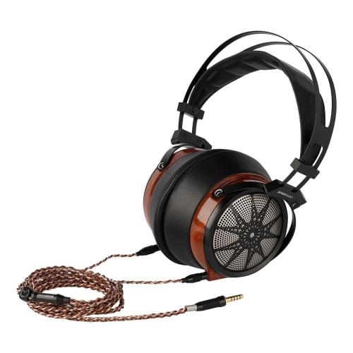 SENDY AUDIO Apollo QUAD-FORMER Technology Open-Back Headphones with 68mm Planar Magnetic Drivers, Rosewood Construction, 2m 6N OCC 4-Core Litz Wire 4.