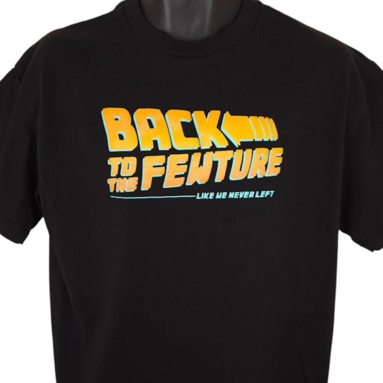 

Back To The Fewture T Shirt Mens Size Large Black Like We Never Left Streetwear 2XL