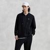 Kappa 1916 Series Retro Zip-Up Hoodie Cool Feeling Sports Long Sleeve Sweatshirt Men hoodies Black K0E32MK02