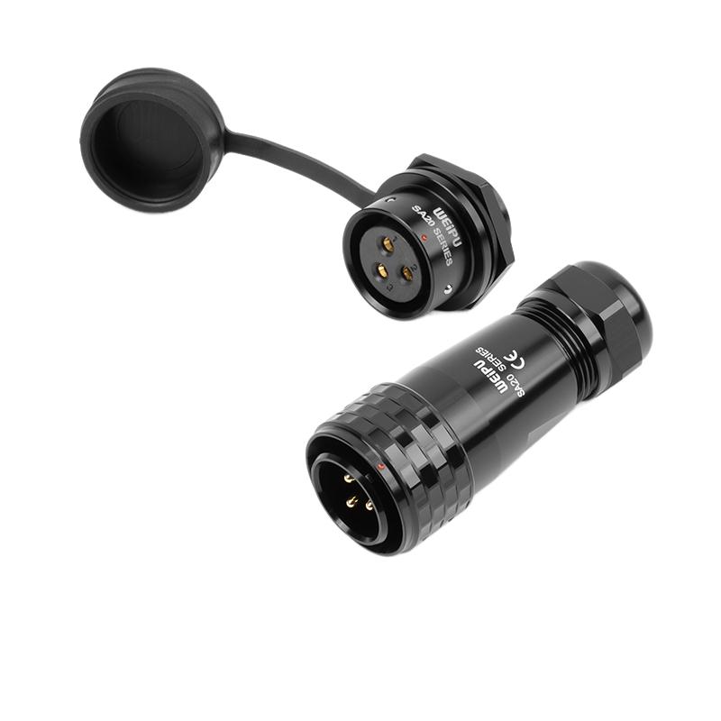 WEIPU Waterproof Power Connector SA20 Series 2-15 Pin Male Plug Female Socket Panel Mount Aviation Connector Electrical Systems