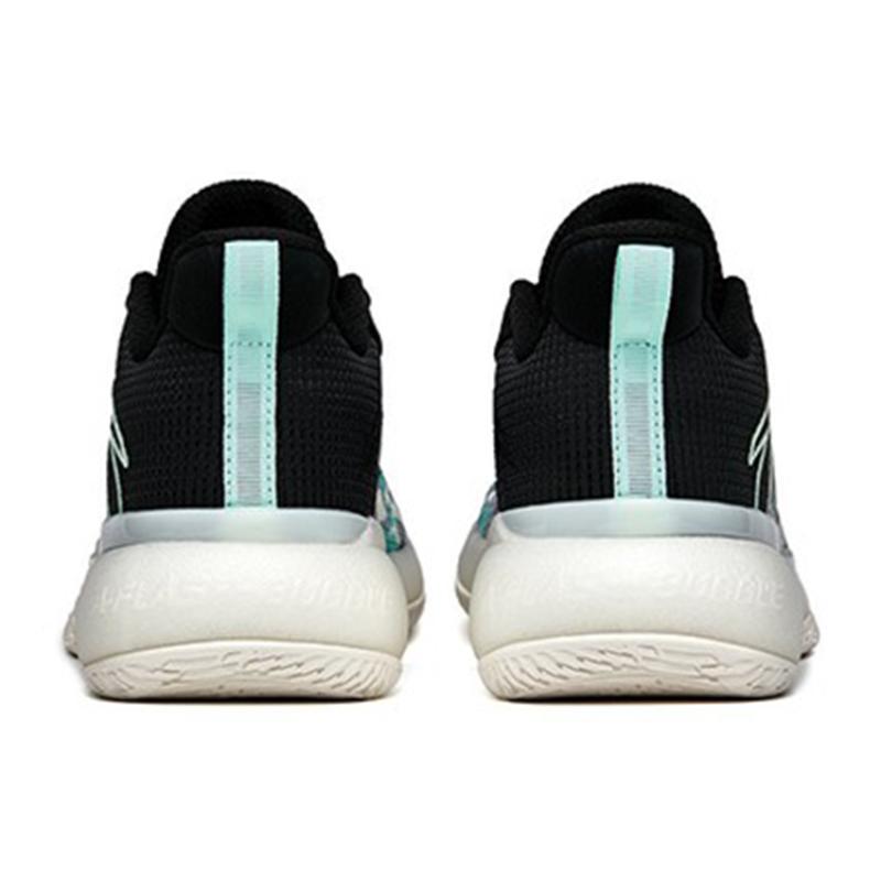 Anta Cushioning Anti-Slip And Wear-Resistant Low-Top Performance Basketball Shoes Men's White Green Black Sneakers 112211615-4