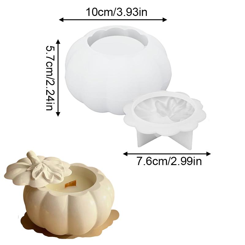 1PC Spooky Pumpkin Container Silicone Crafting Mold Silicone Mold