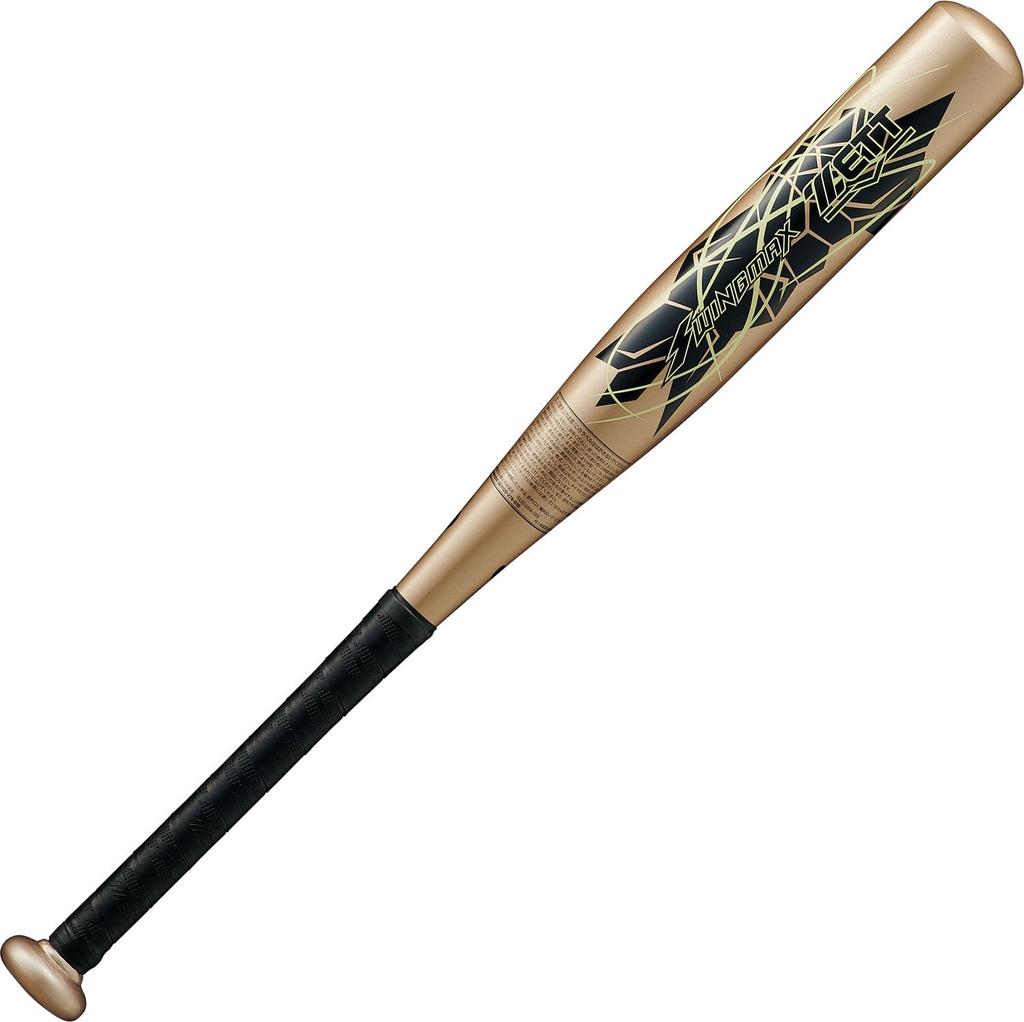 ZETT Swing Max Youth Baseball Metal 360g Average Champagne Gold BAT75632 Bat, (Super Duralumin), 62cm, Weight, (8201)