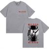 Rapper Ninho Mils 20 Album 2026 Merch T-Shirt Unisex Gothic Hip Hop Kleidung T-Shirts Retro-Stil Kurzarm-T-Shirts Unisex