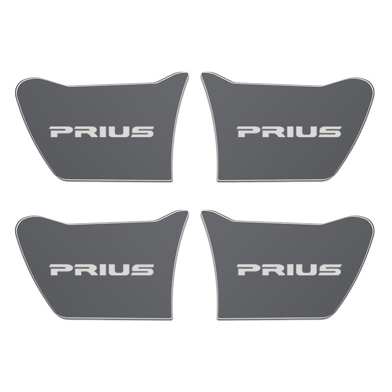 4PCS Car Door Handle Ornament Car Styling for Toyota Prius 30 Stainless Steel Sticker Interior Accessories