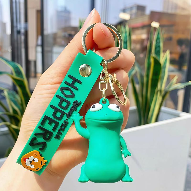 Hoppers Anime Mabel Keychain Cartoon Hoppers Pvc Figure Keychain Backpack Bag Car Keyring Pendant Prop Gift For Kids Adults Children's Birthday Gift