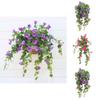 Vibrant Artificial Fake Silk Morning Glory Flower Vine For Stunning Home Wall Decor