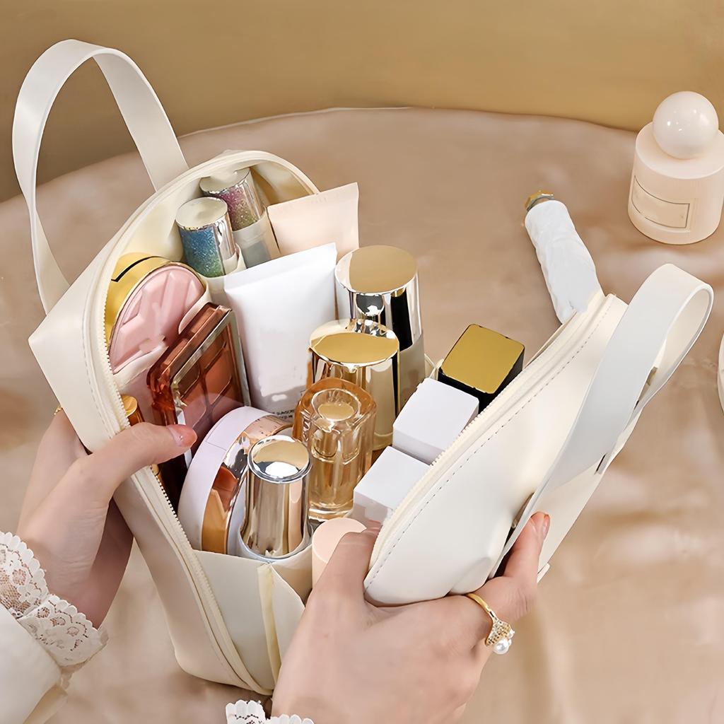 Storage Bag Organizer Handheld Makeup Bag Portable Large Capacity Cosmetic Storage Pouch Travel Toiletry Bag