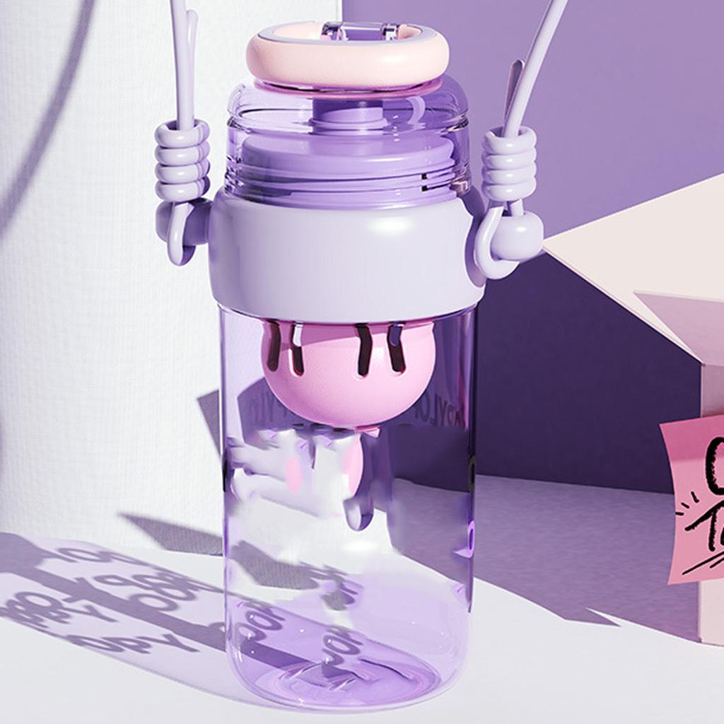 Draagbare Dubbele Drinkbeker voor Vrouwen, Buitensporten, Fitness, Plastic Waterfles voor Sportschool, Reizen