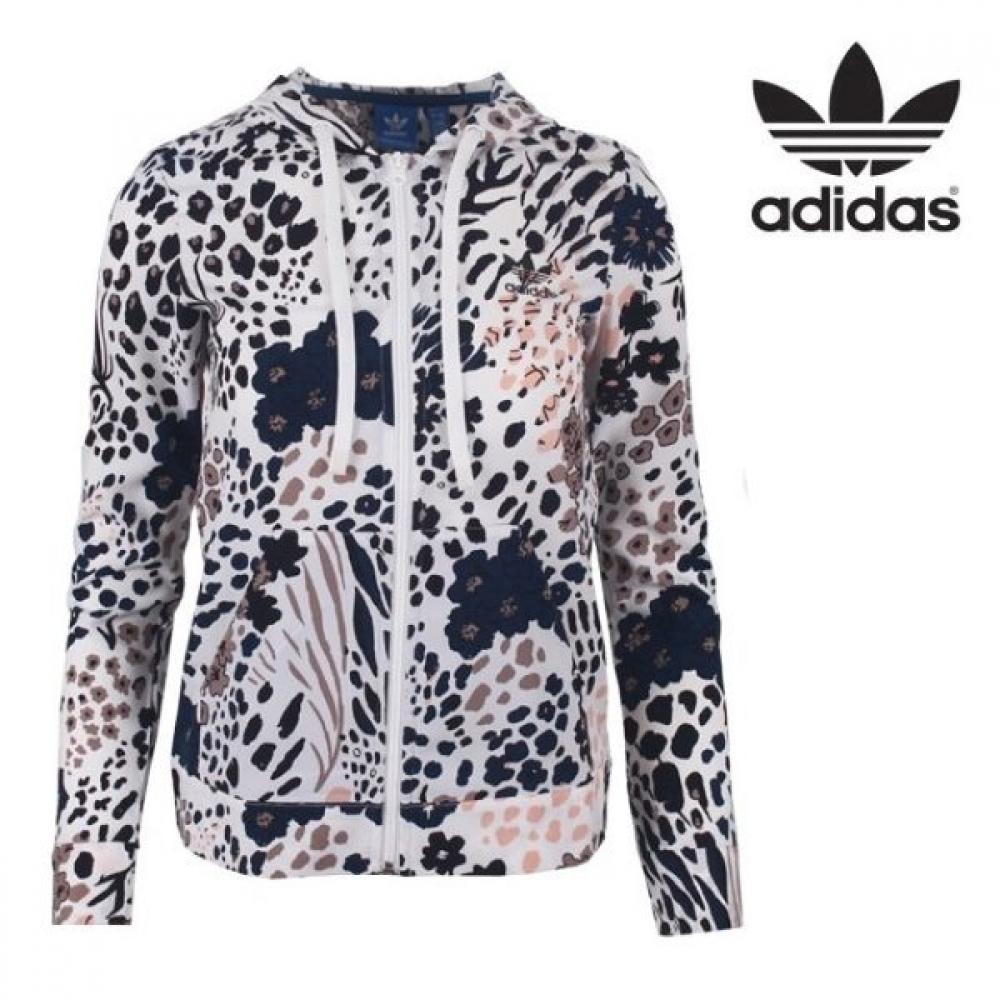 

Adidas women s original hooded zip up jacket AY6683