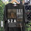 SZA Music Tshirt SZA Sos Album 90s Tour Rapper Black Unisex Tshirt KH9804