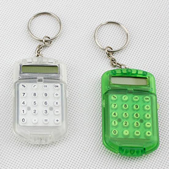 Calculator Creative Convenient Calculator Bag Charm Electronic Mini Keychain for School