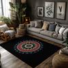 Boho Area Rug Washable Non Slip Modern Abstract Geometric Pattern Living Room Bedroom Floor Mat Home Decor Indoor Outdoor Carpet