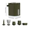 Electric Air Pump for Inflatables with Light Type C Port for Sleeping Pads