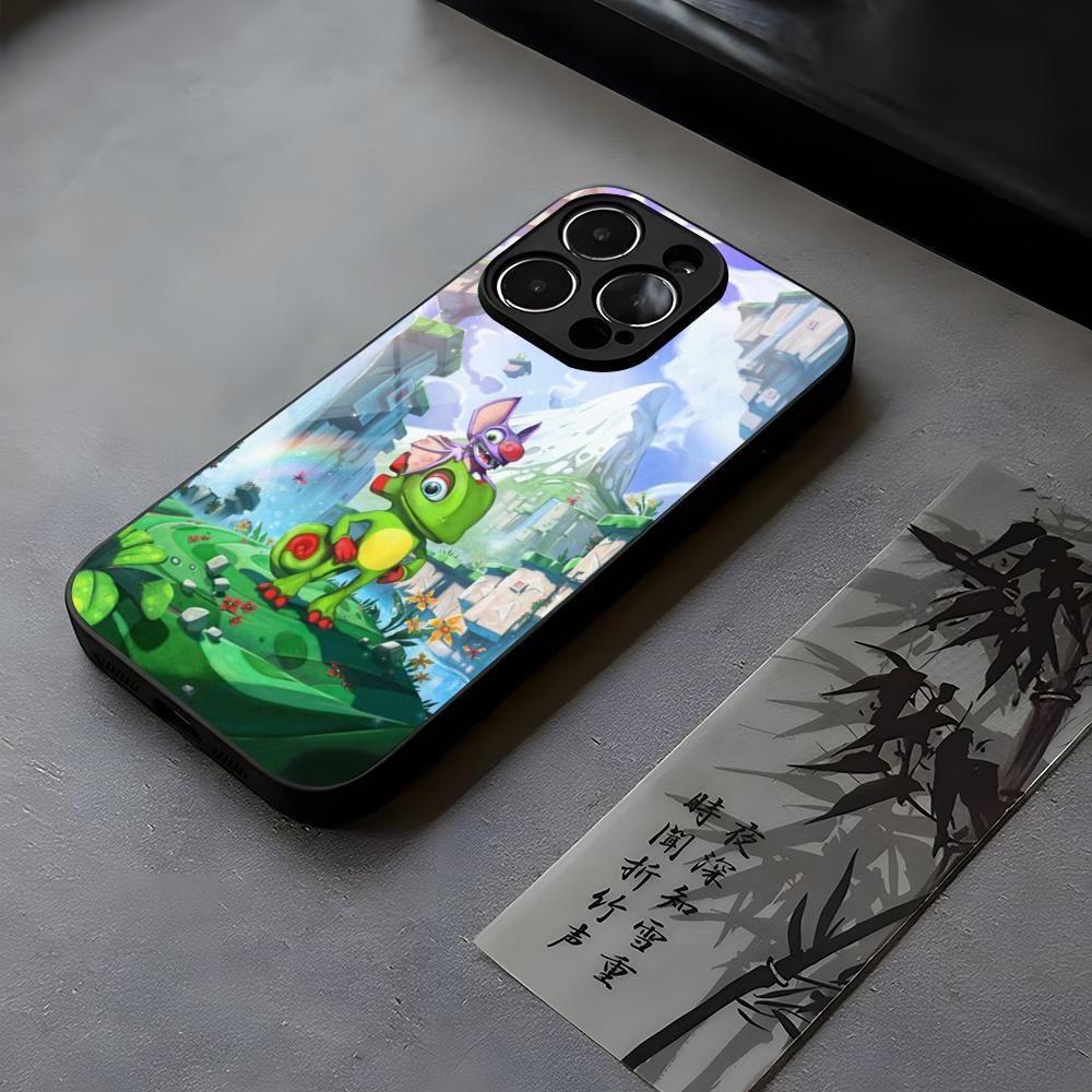 Game Yooka-Replaylee Phone Case Tempered Glass For IPhone 17 13 14 16 12 15 11 Pro Max Plus Mini X XR SE2020 Coque