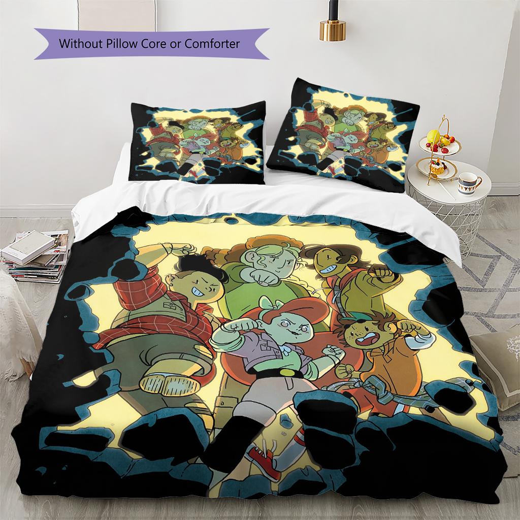 Lumberjack Pattern Bedding Quilt Set Home Decoration Gift (1 * Duvet Cover + 2 * Pillowcase Without Core)