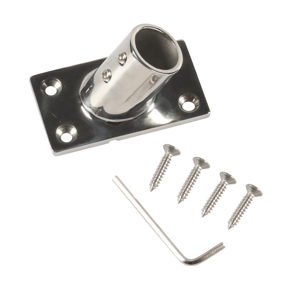 2x 316 Stainless Rail Fittings for Boats