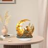 Angel Wings Table Ornament 18x20cm Seasonal Decor Multifunctional Flat Acrylic Design