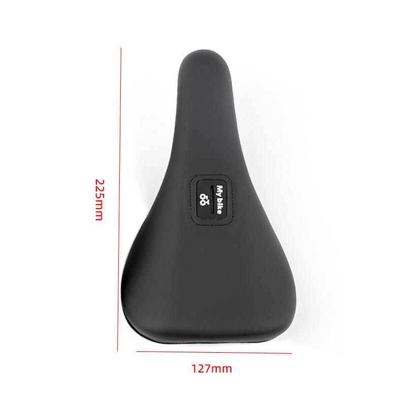 BMX Dirt Jump Saddle with Integrated Leather Surface and Seatpost, 20-24 Inch