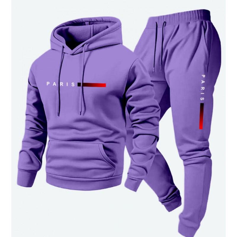 Mens Hooded Oversized Sweatshirt Set Long Sleeve Top Pants Casual Sportswear