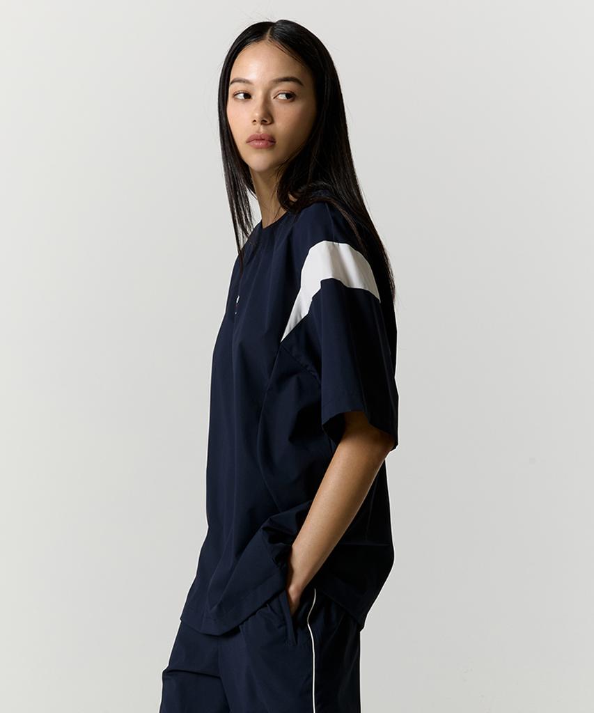 REEBOK Revival Stretch Short Sleeve Piste - Navy