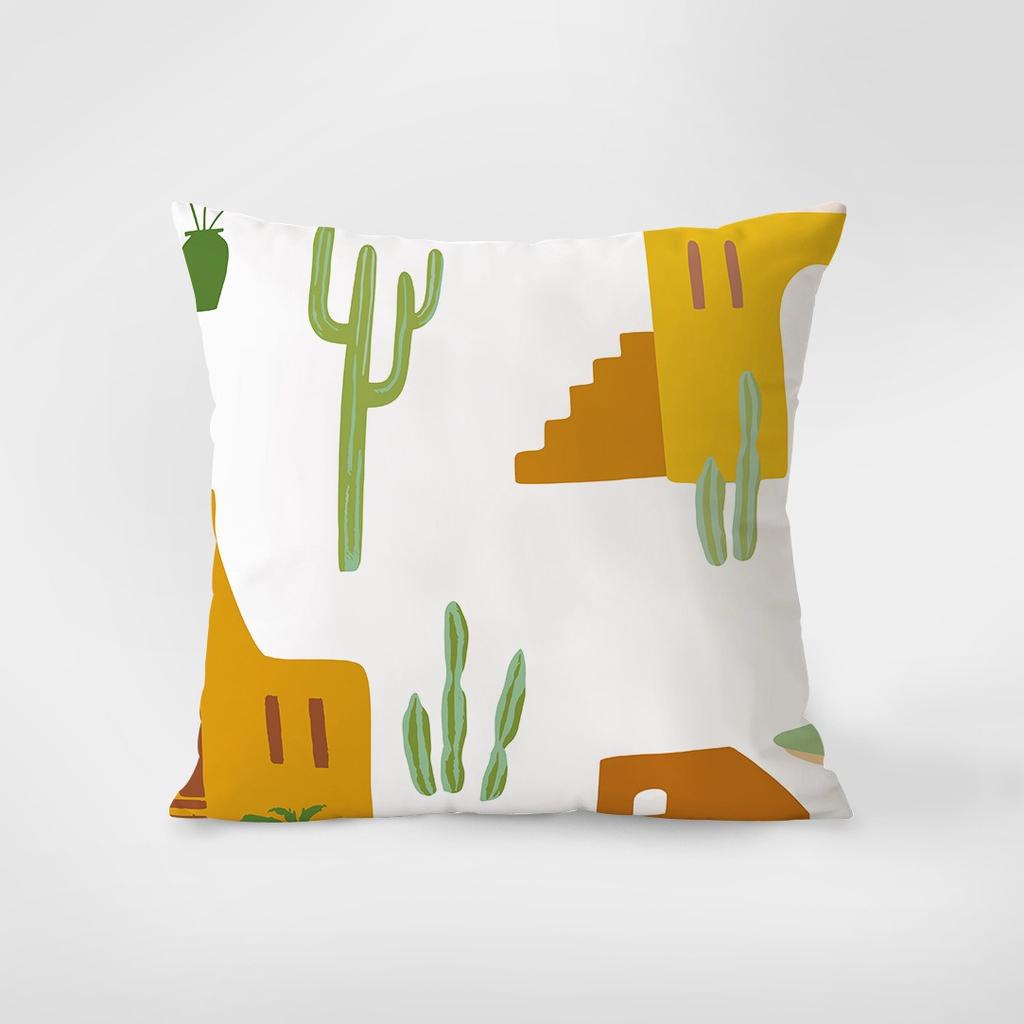 Abstract Fruit Decorative Pillowcase Bedroom Living Room Square Cushion Pillowcase