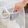 Foldable Dirty Clothes Storage Basket, Large Dirty Clothes Basket, Grid Laundry Basket, Dirty Clothes Basket, Clothes Basket