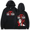 TV Play Dexter Morgan Hoodies Men Women Clothing Casual Fleece Hooded Sweatshirts Fashion Vintage Oversized Pullovers Streetwear