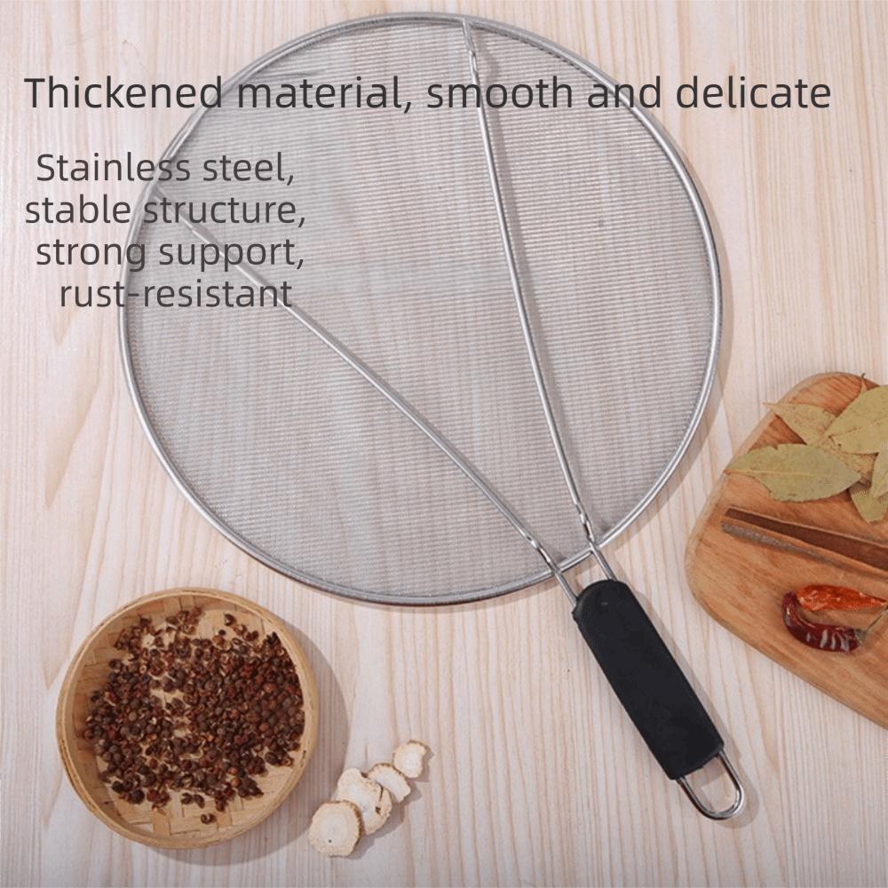 Oil Splash Protection Grease Splatter Screen Fine Mesh Oil Splash Guard  Cooking Pots