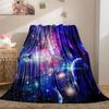 Galaxy Design D Printed Throw Blanket for Kids Perfect Birthday Gift for Bedroom Sofa Living Room Bed Cover