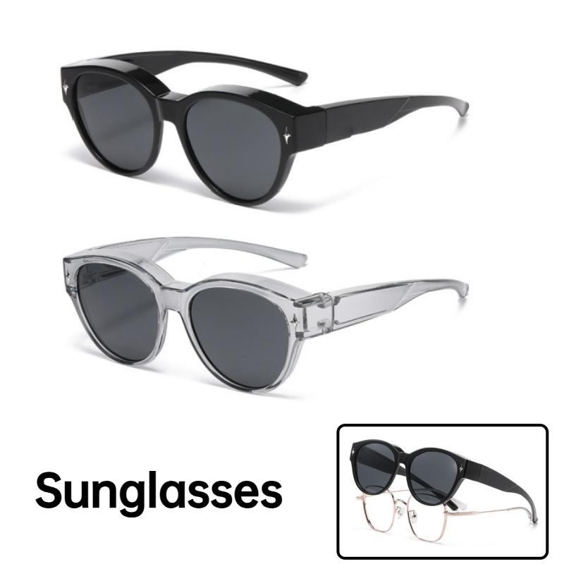 Neutral Fashion New Cat Eye Polarized Sunglasses Can Set Glasses Sunglasses Outdoor Driving Travel Sunscreen Sunglasses