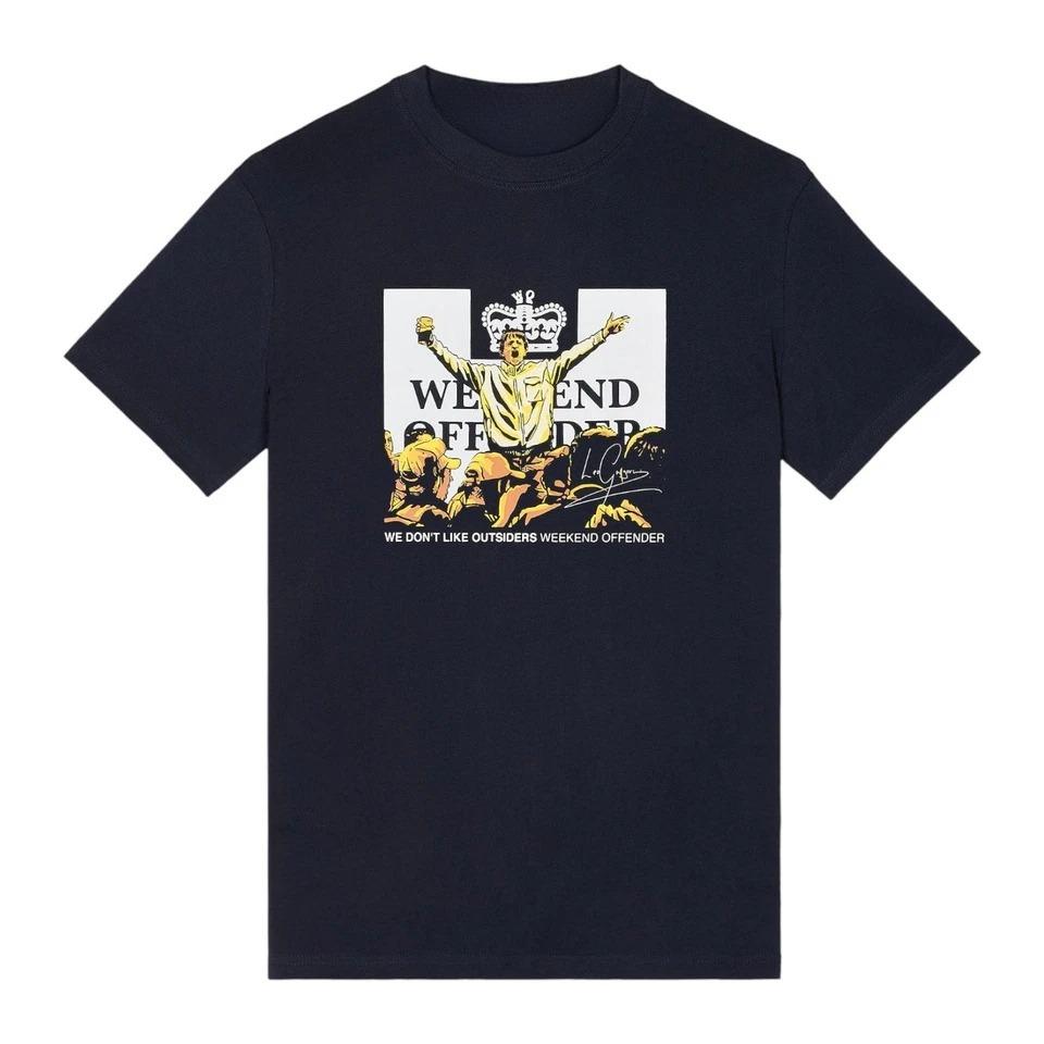 Weekend Offender Leo Gregory Graphic Unisexs T Shirt Short Sleeve Crew Neck Cotton
