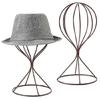 Wig Holder Stand Metal Wig Display Stand Hat Storage Rack for Baseball Caps Hat