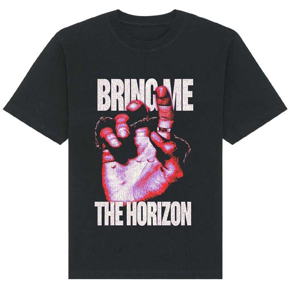 Футболка унисекс Bring Me The Horizon, тяжелый хлопок, черная, размеры S-5XL, C303 XXXXL