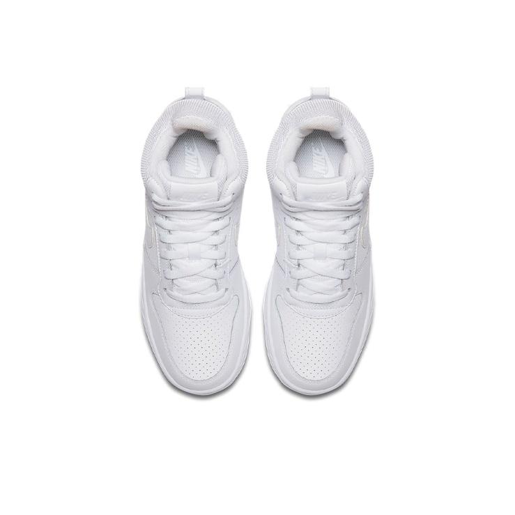 Nike Court Borough Mid Pelle Sintetica Comode Sportive Antiscivolo Durevoli Sneakers Mid-Top Sneakers da Donna Bianche 844906-110