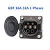 3.5KW 7KW GBT EV Connector 16A 32A 1P EV Charger Socket Inlet EV Charging Socket Without Cable For Chinese Standard Electric Car