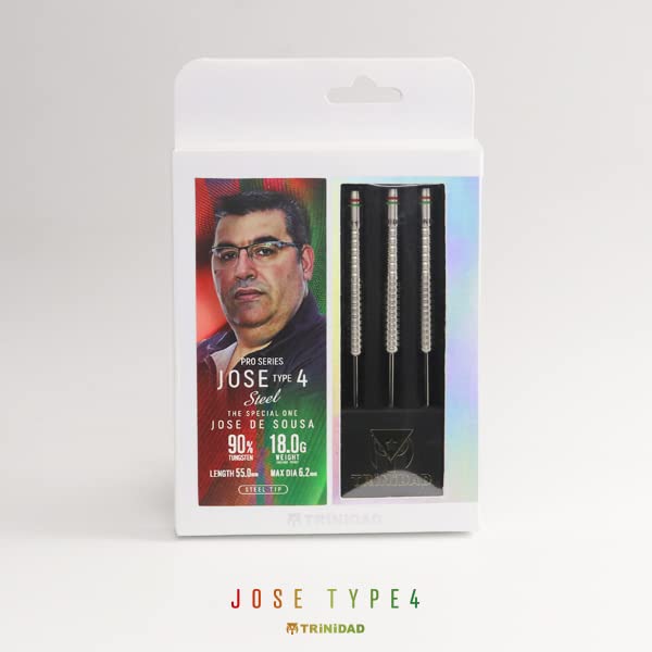 TRiNiDAD PRO JOSE4 Trinidad Pro Jose 4 Jose de Sousa Player Model Dart Barrel Steel