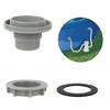 Filtro Piscina in Plastica ad Alte Prestazioni Sistema di Filtrazione Piscina Sostitutivo Texture Plastica Adatto per Connettore 10744