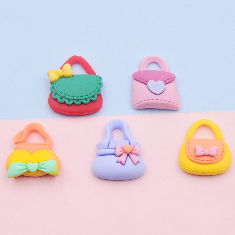 Resin Bow Knot Charm Keychain, Pendant & Jewelry Accessories Set