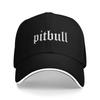 Rapper Pitbull White Sun Baseball Cap  Spring Streetwear Trucker Hat For Men Adult Tennis Skate Baseball Caps